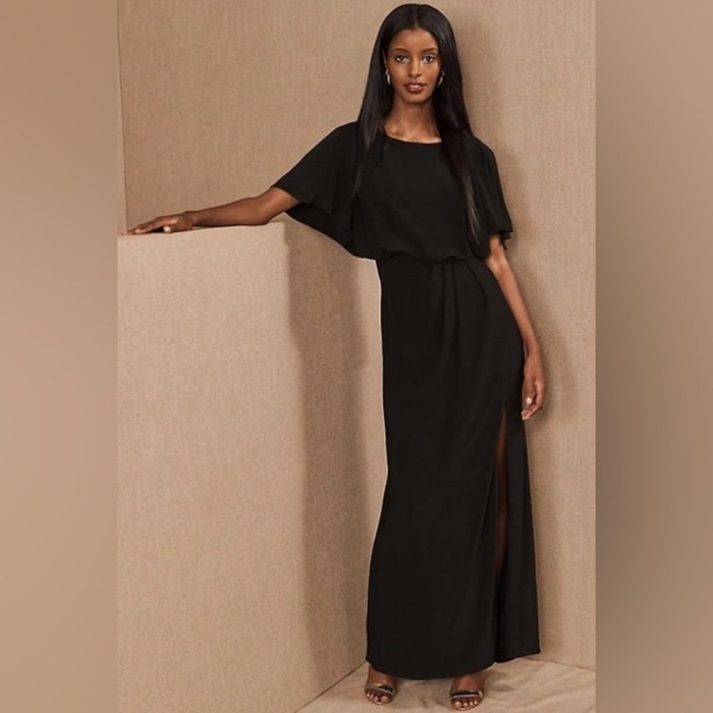 BHLDN Black Maxi Dress